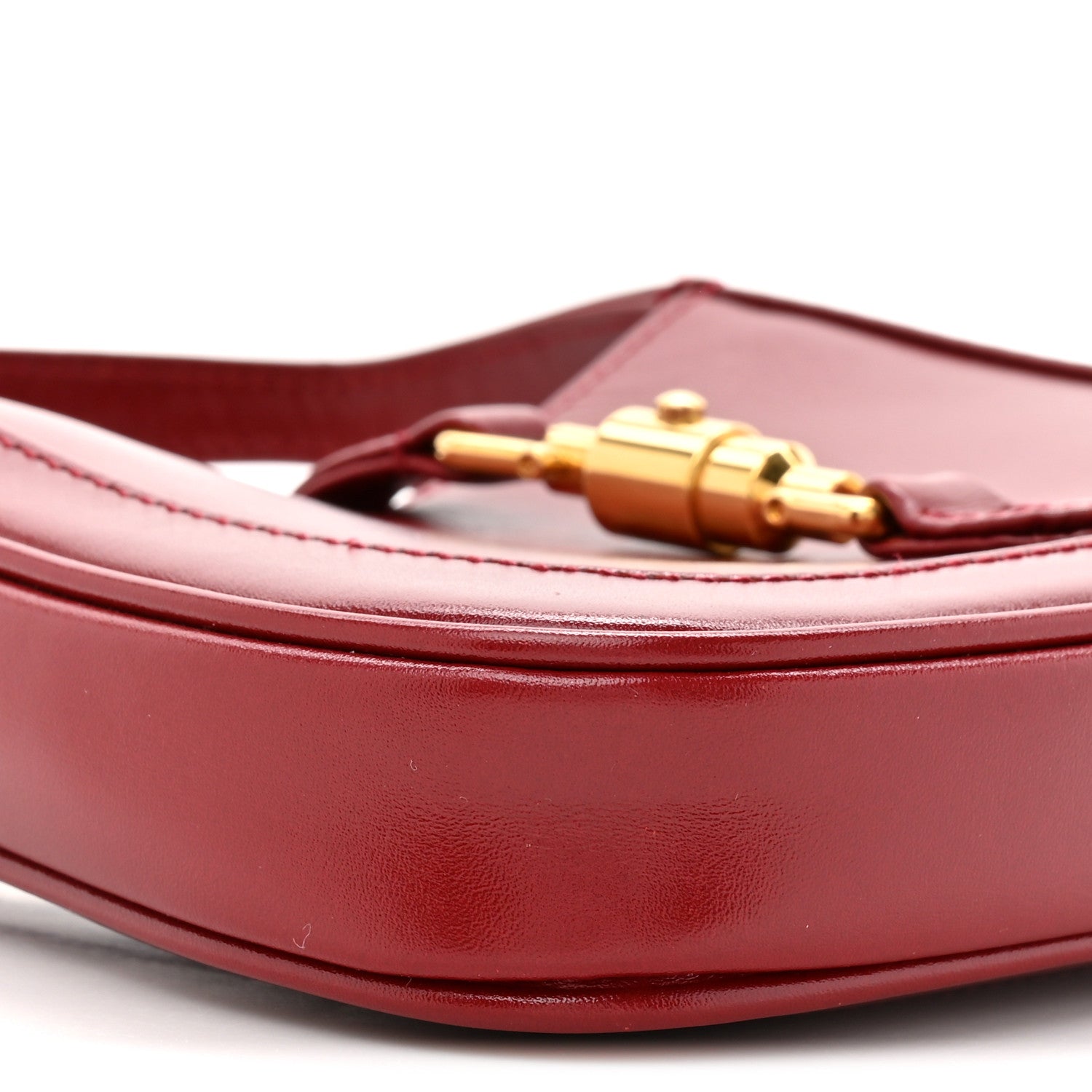 Gucci Boarded Dyana Lux Calfskin Mini Jackie 1961 Hobo New Cherry