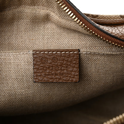 Gucci Monogram Mini Bree Messenger Bag Beige Tabacco 5 of 10