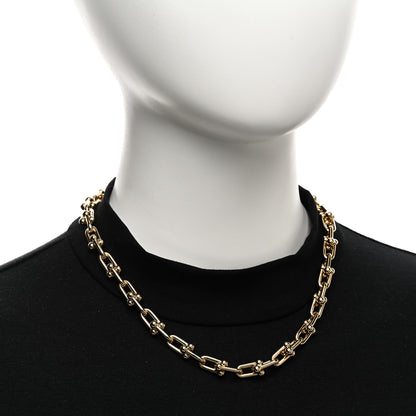 Tiffany 18K Yellow Gold Medium HardWear Link Necklace 2 of 6
