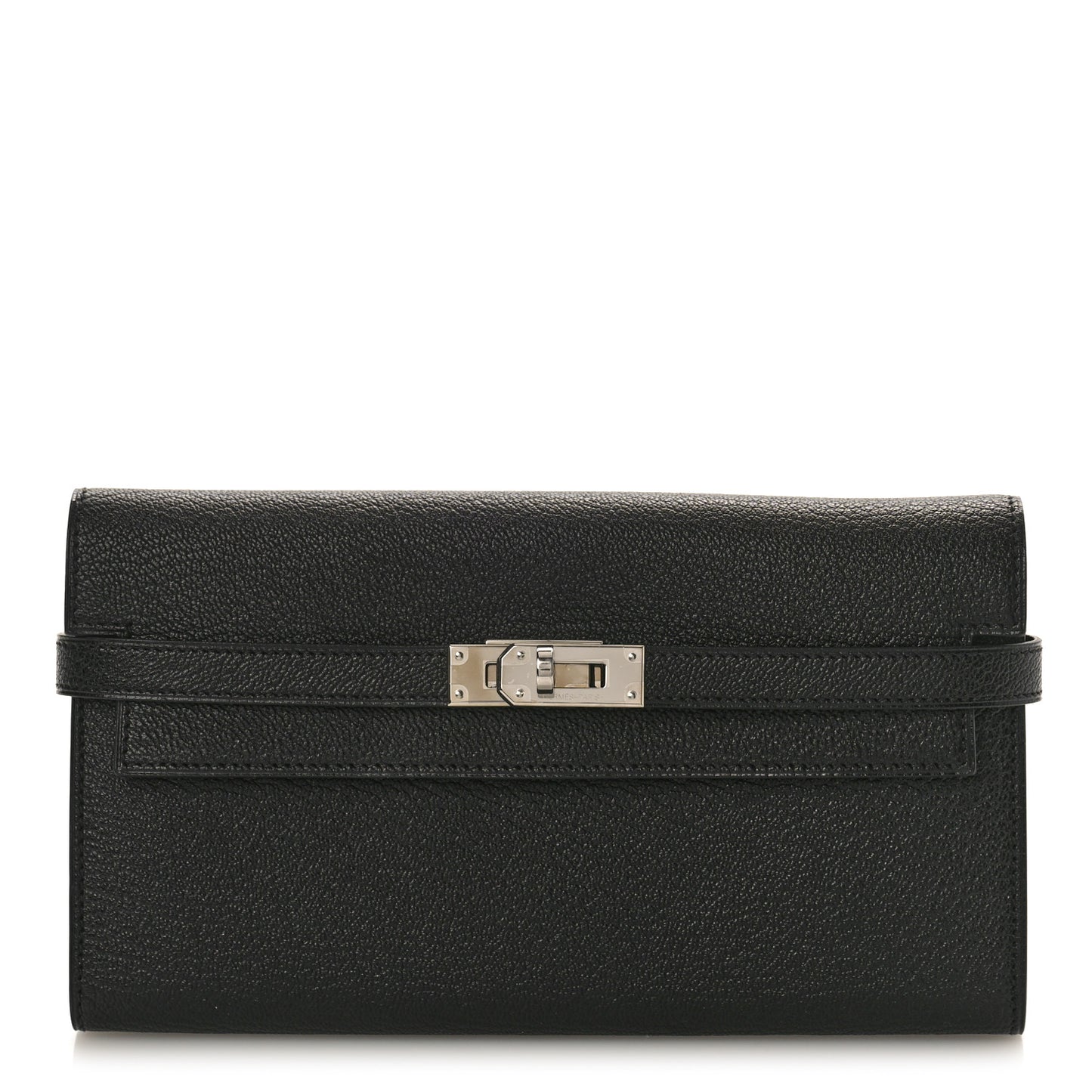 Chevre Mysore Kelly Longue Wallet Black