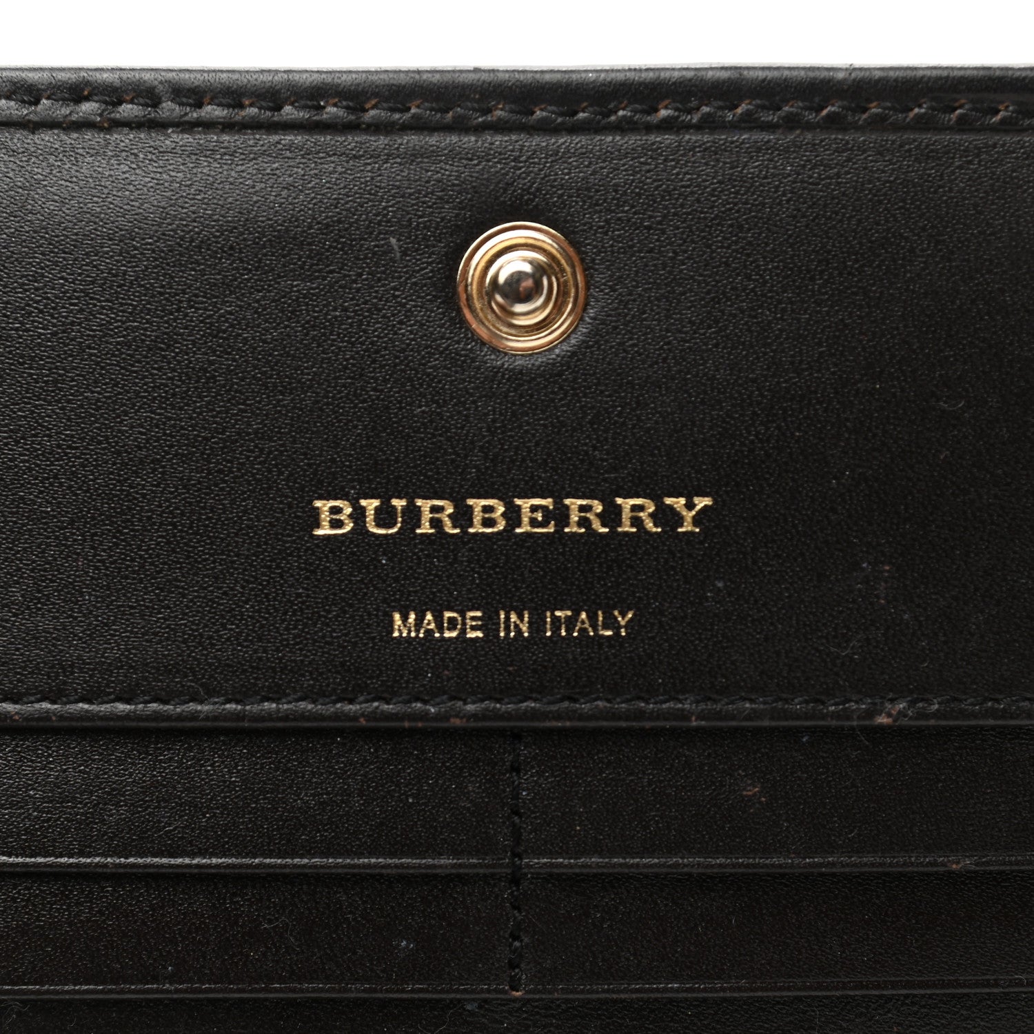 Burberry Haymarket Check Penrose Continental Wallet Chocolate 6 of 7