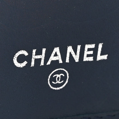 Chanel Calfskin Quilted Cambon Yen Wallet Blue 6 of 10