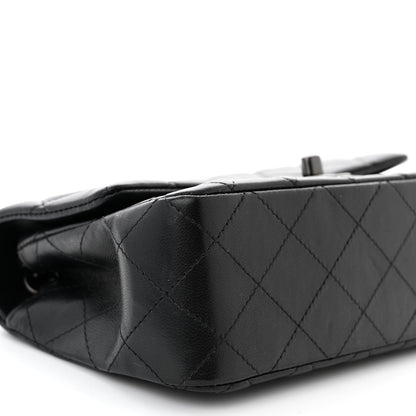 Chanel Lambskin Quilted Mini Rectangular Flap So Black 9 of 11