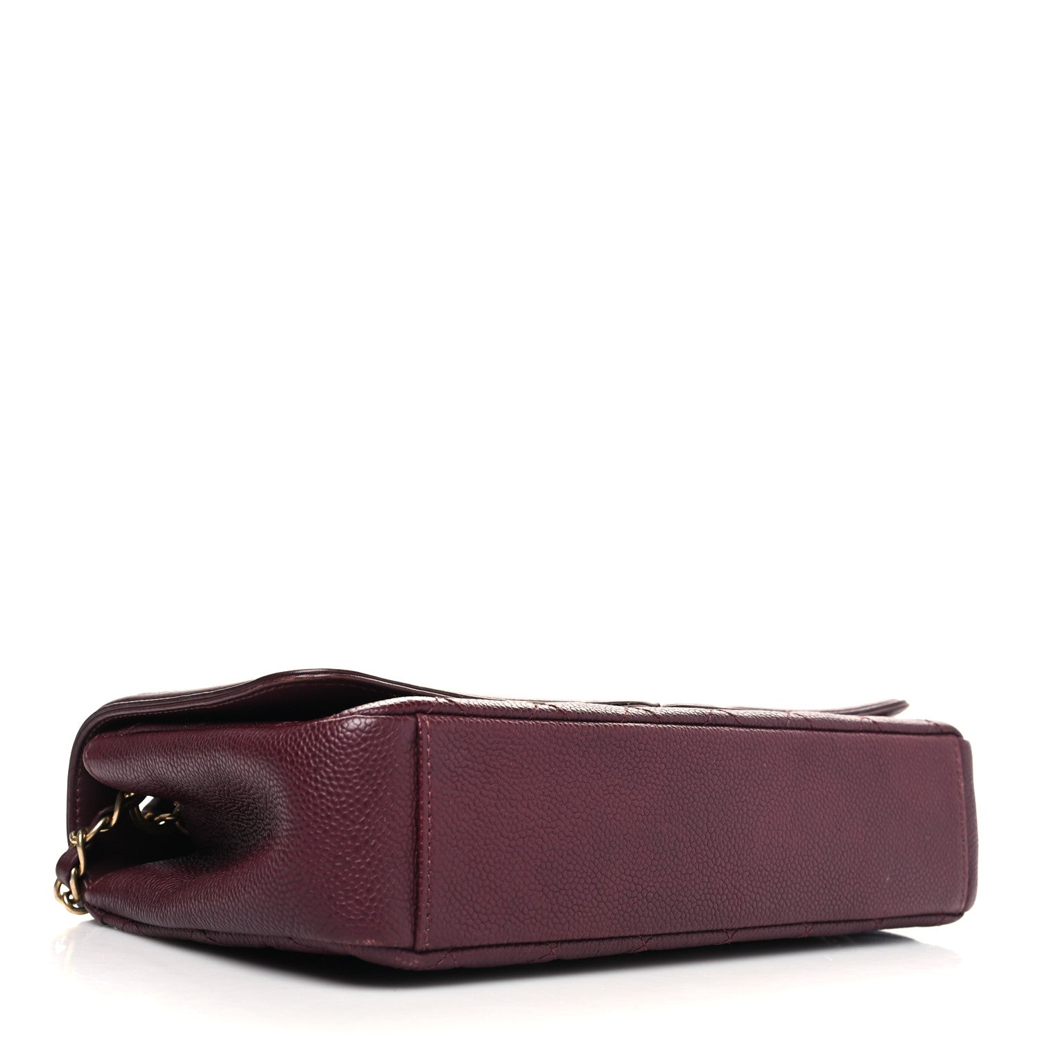 Chanel Caviar Quilted Medium CC Filigree Flap Burgundy 4 of 10