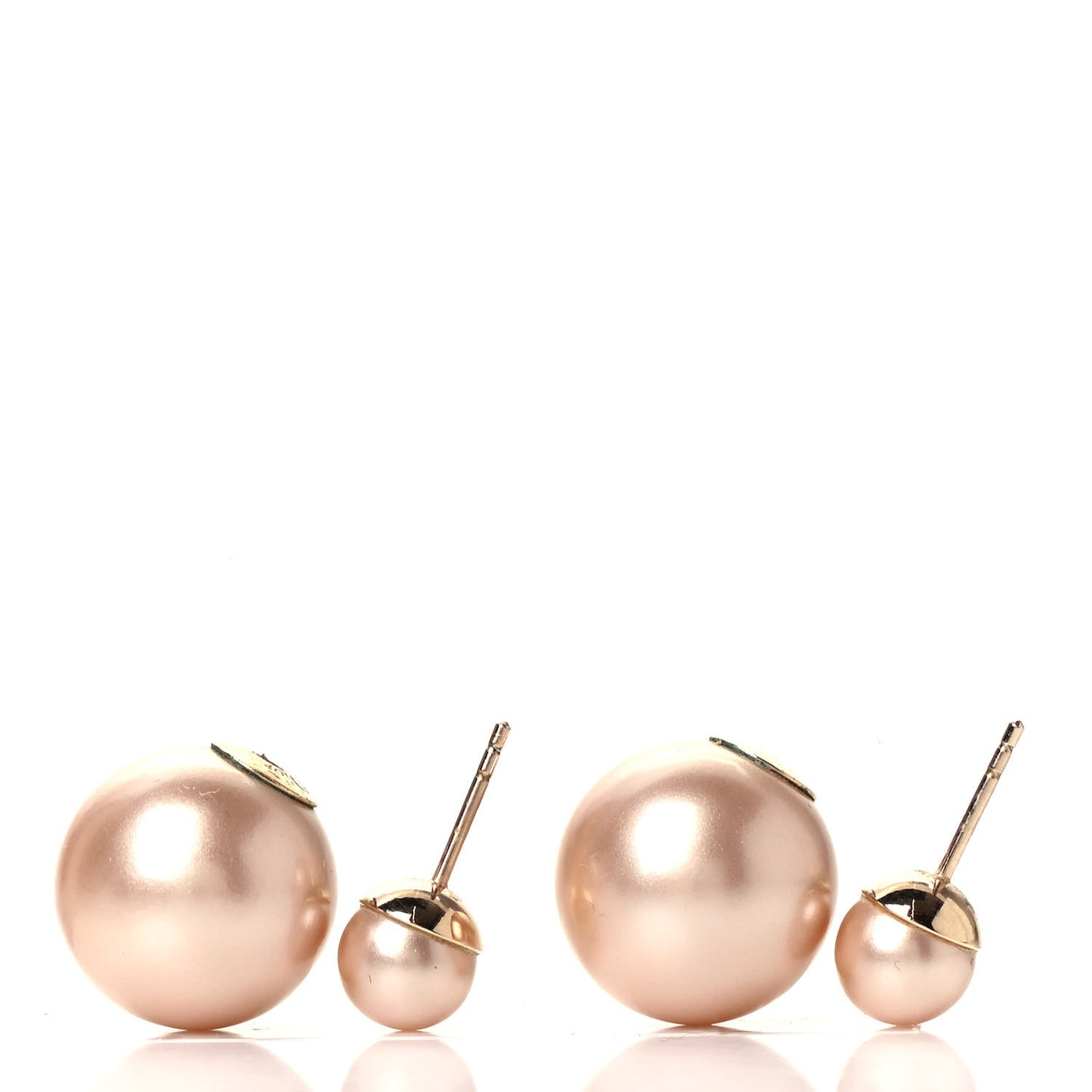 Pearl Mise En Dior Tribal Earrings Pink