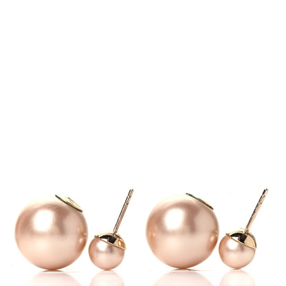 Christian Dior Pearl Mise En Dior Tribal Earrings Pink 3 of 4