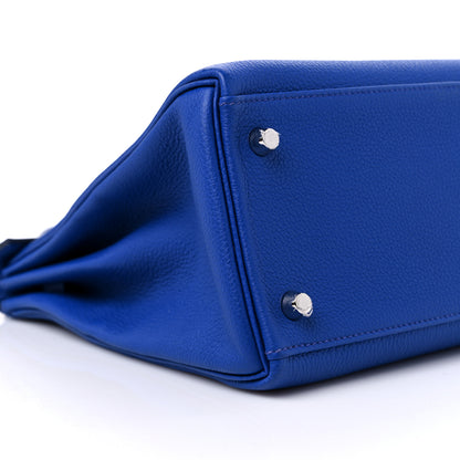 Hermes Togo Kelly Retourne 28 Bleu Royal 8 of 9