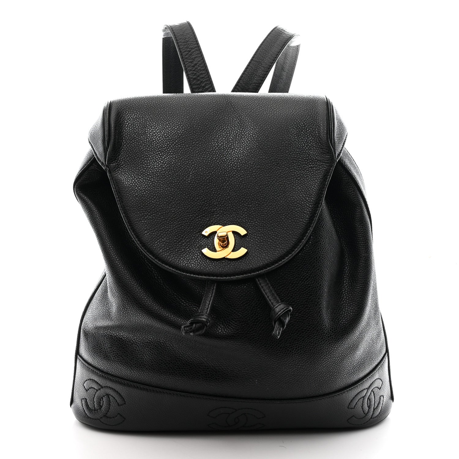 Chanel Caviar CC Backpack Black 1 of 15