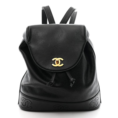 Chanel Caviar CC Backpack Black 1 of 15