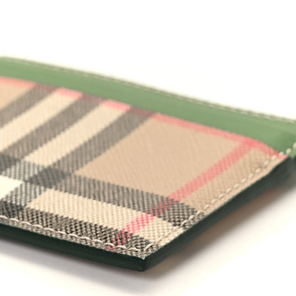 Burberry Vintage Check Calfskin Card Case Ivy Green 8 of 8