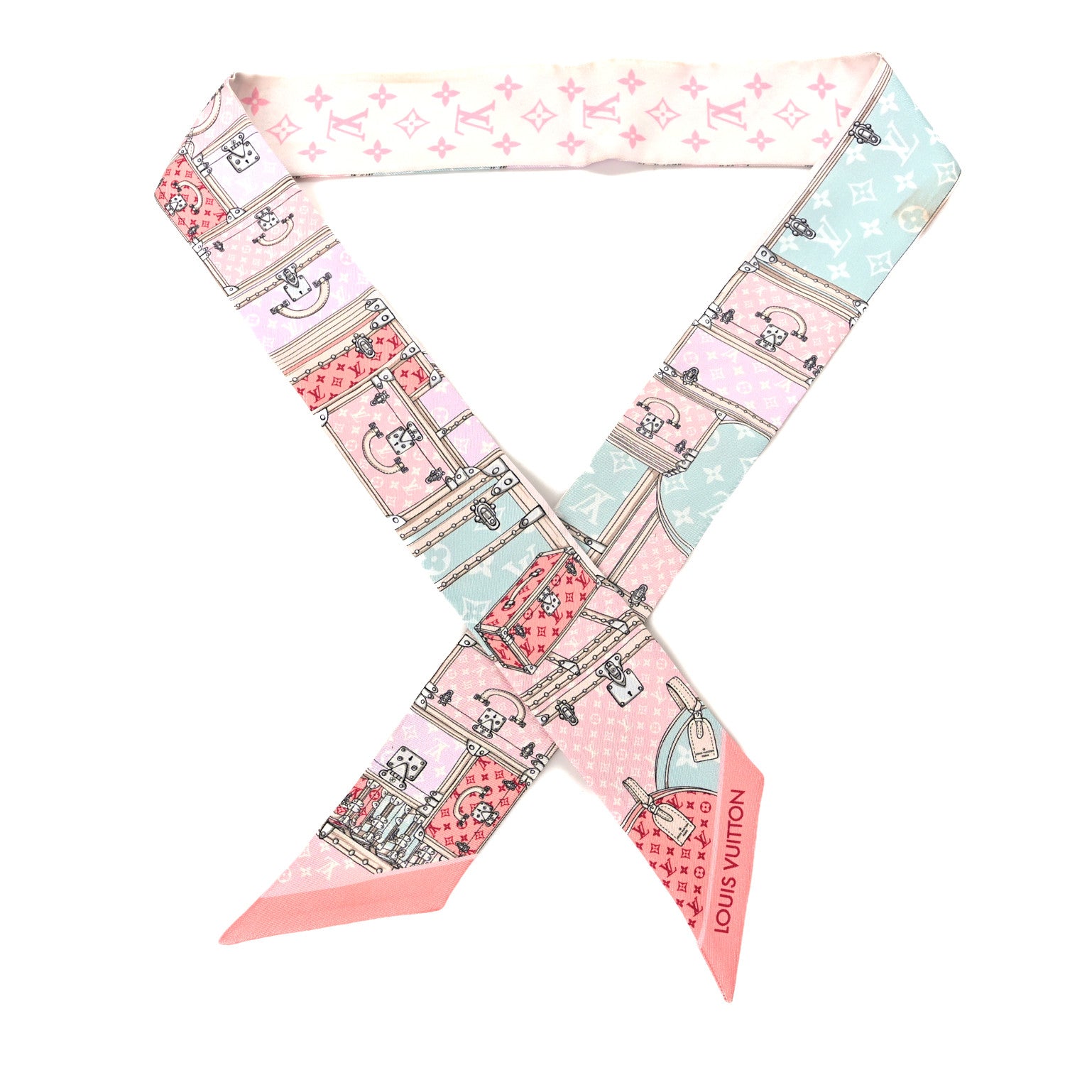 Louis Vuitton Silk Monogram Let's Go BB Bandeau Pink 1 of 3