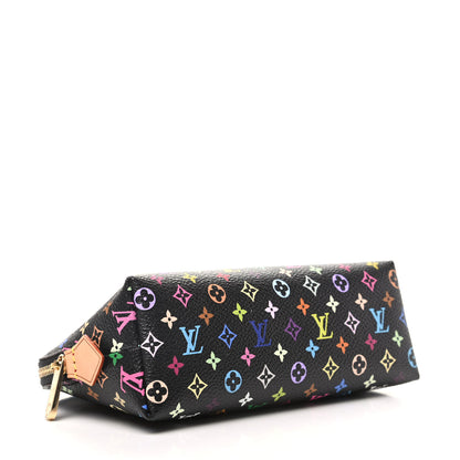 Louis Vuitton Monogram Multicolor Cosmetic Pouch Black Grenade 4 of 8