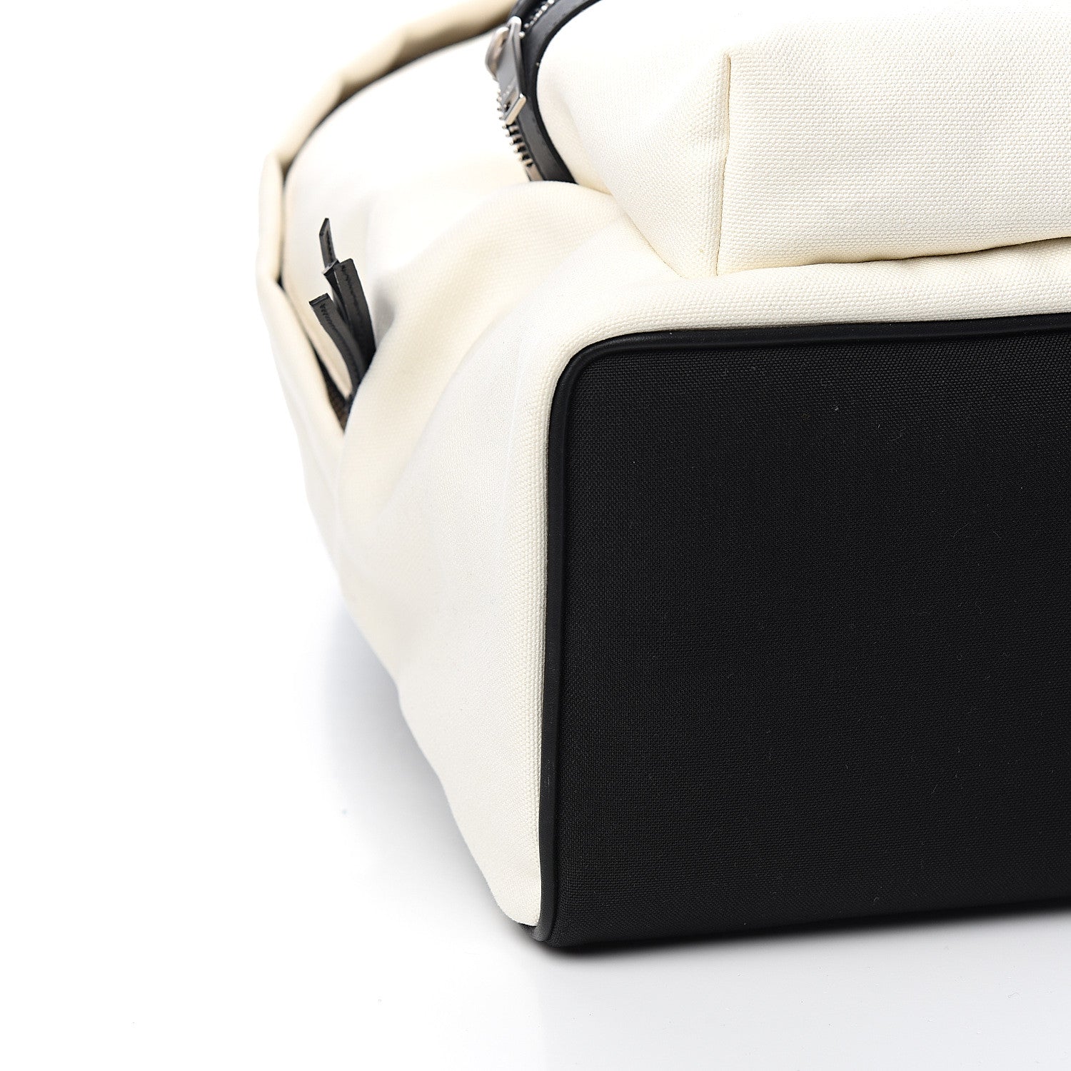 Saint Laurent Nylon Waiting For Sunset City Backpack White 7 of 9