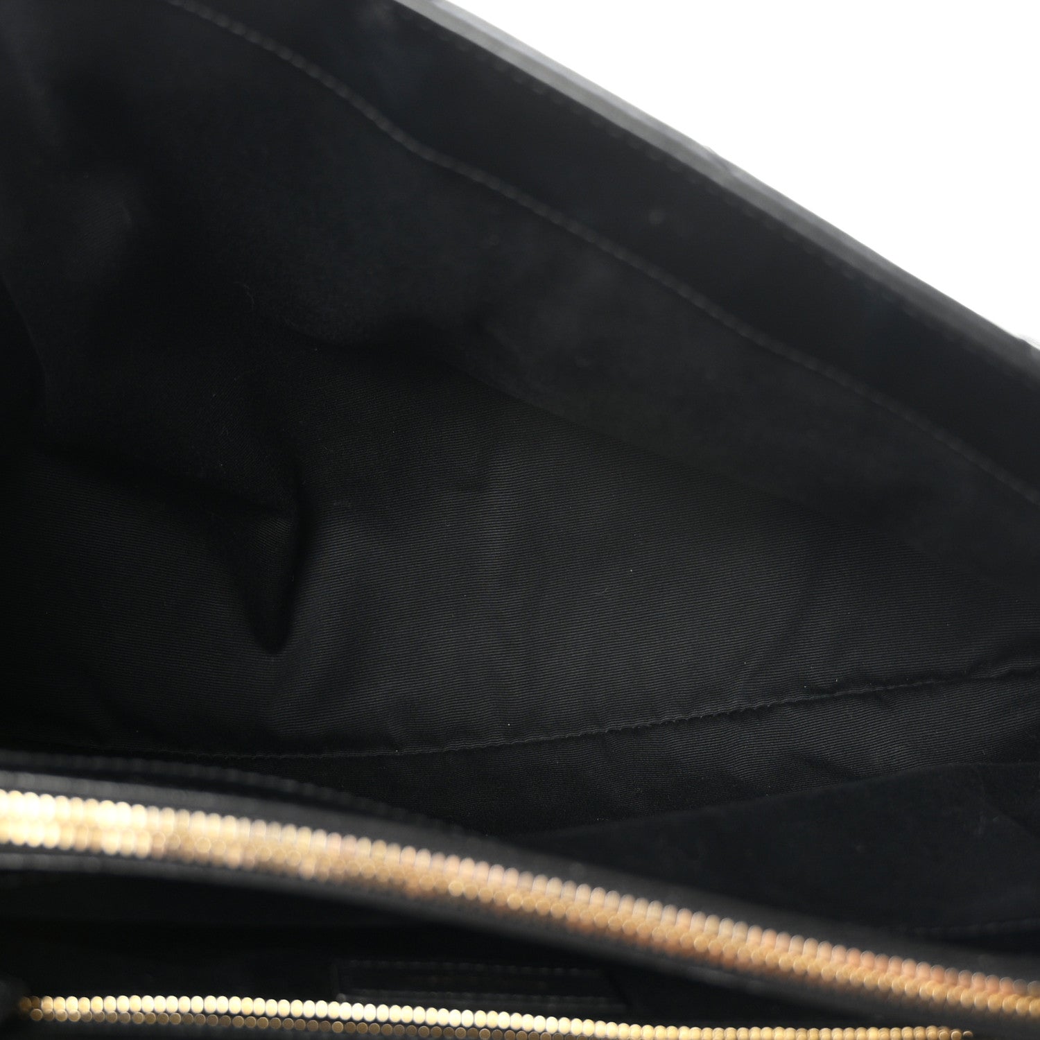 Saint Laurent Calfskin Y Quilted Monogram Large Loulou Chain Satchel Black 5 of 10