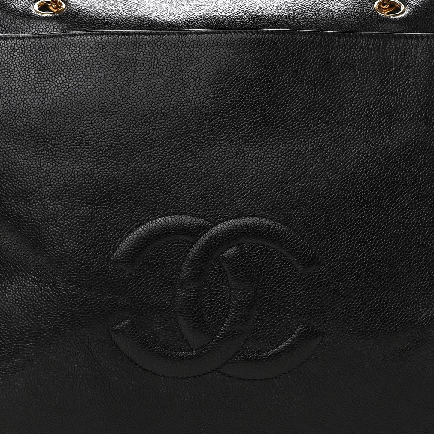 Caviar CC Shoulder Bag Black