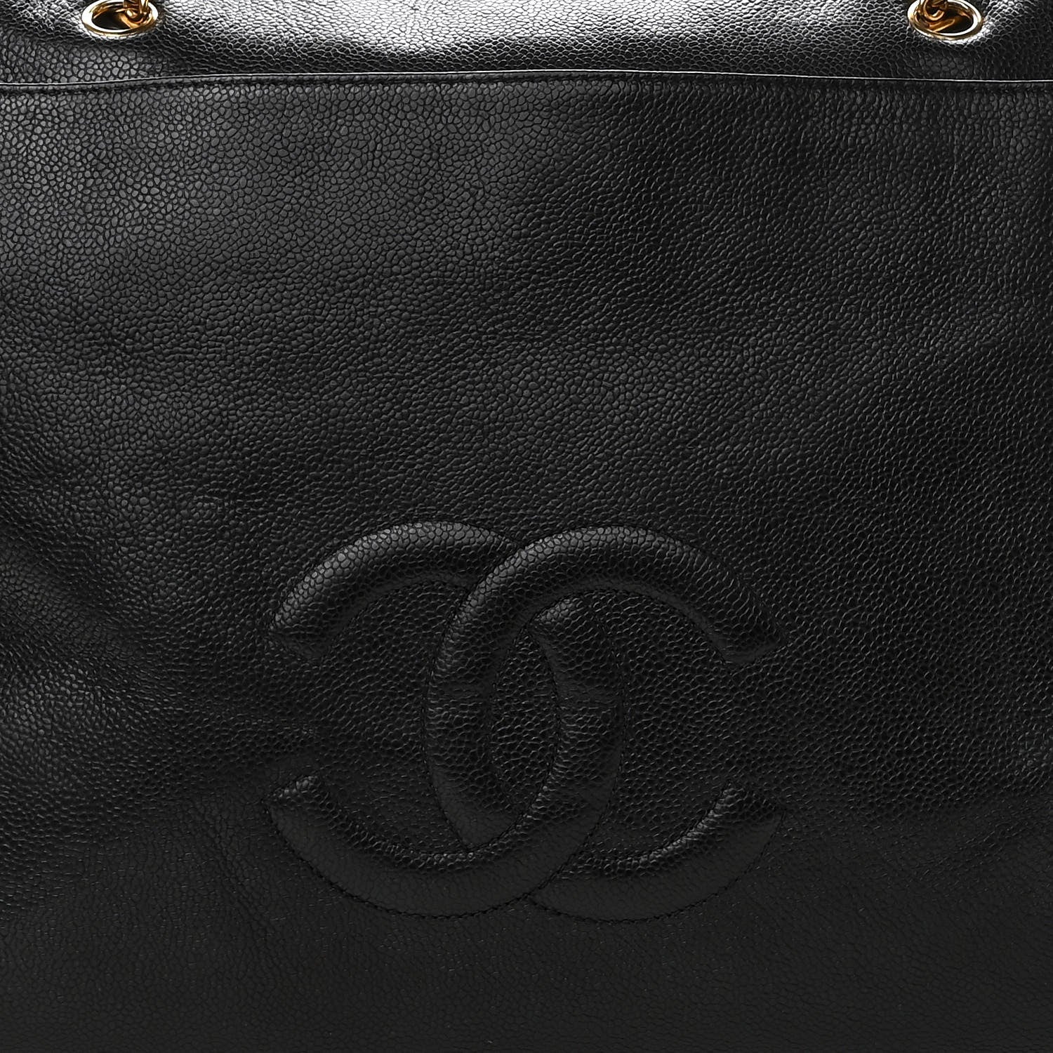 Chanel Caviar CC Shoulder Bag Black 8 of 13