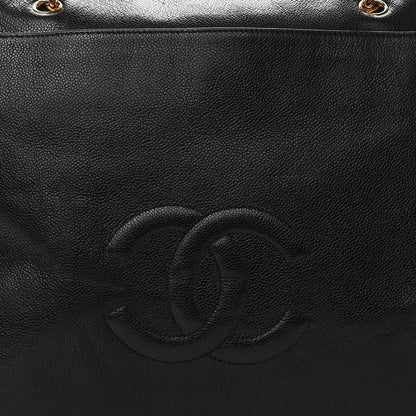 Chanel Caviar CC Shoulder Bag Black 8 of 13