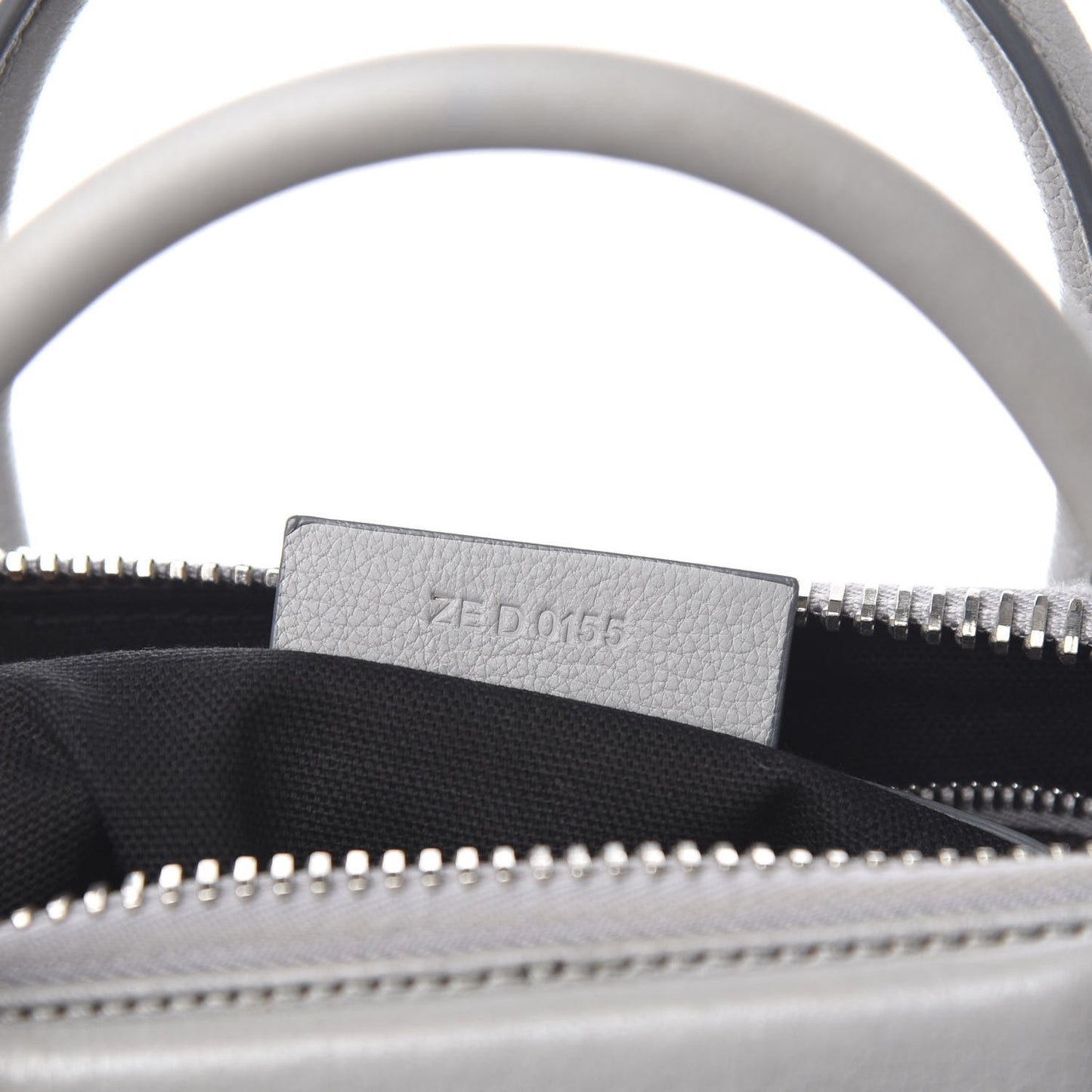 Sugar Goatskin Small Antigona Pearl Grey