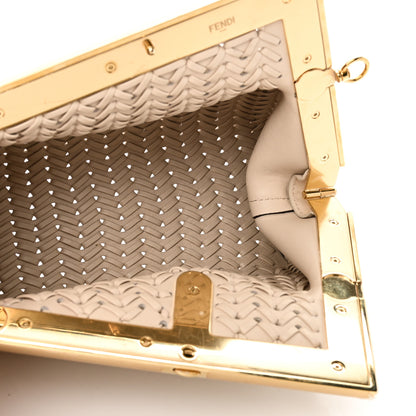 Fendi Vitello Grace Intreccio Nappa Small Fendi First Poudre 5 of 10