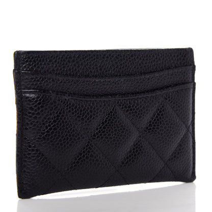 Chanel Caviar Quilted Card Holder Black 3 of 8