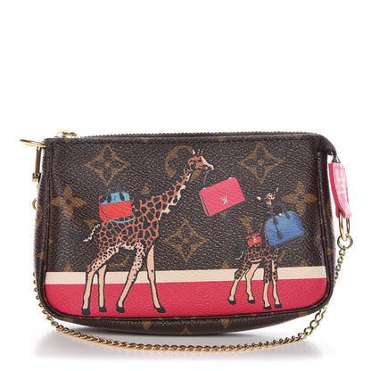 Louis Vuitton Monogram 2017 Christmas Animation Mini Pochette Accessories 1 of 8