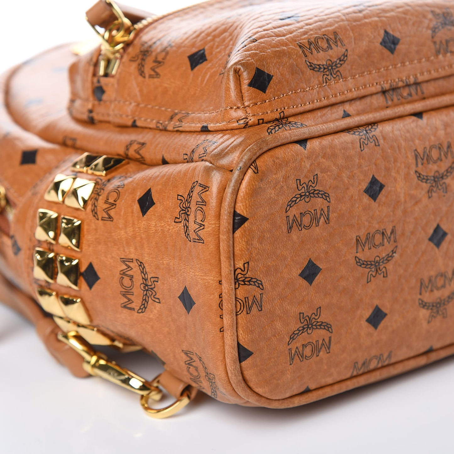 Visetos Side Stud X-Mini Stark Backpack Cognac