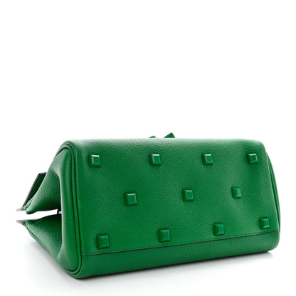 Salvatore Ferragamo Grained Calfskin Studio Top Handle Bag Green 4 of 10