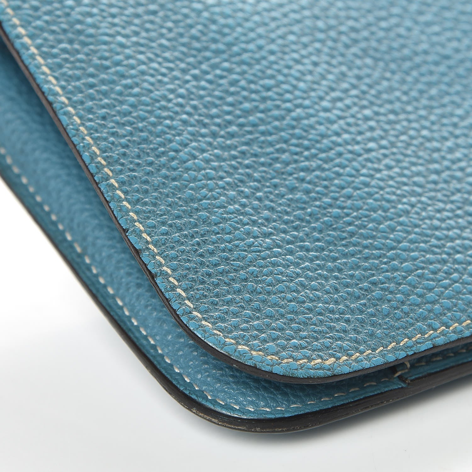 Hermes Togo Dogon Duo Wallet Blue Jean 9 of 15