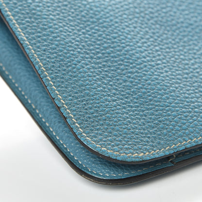 Hermes Togo Dogon Duo Wallet Blue Jean 9 of 15