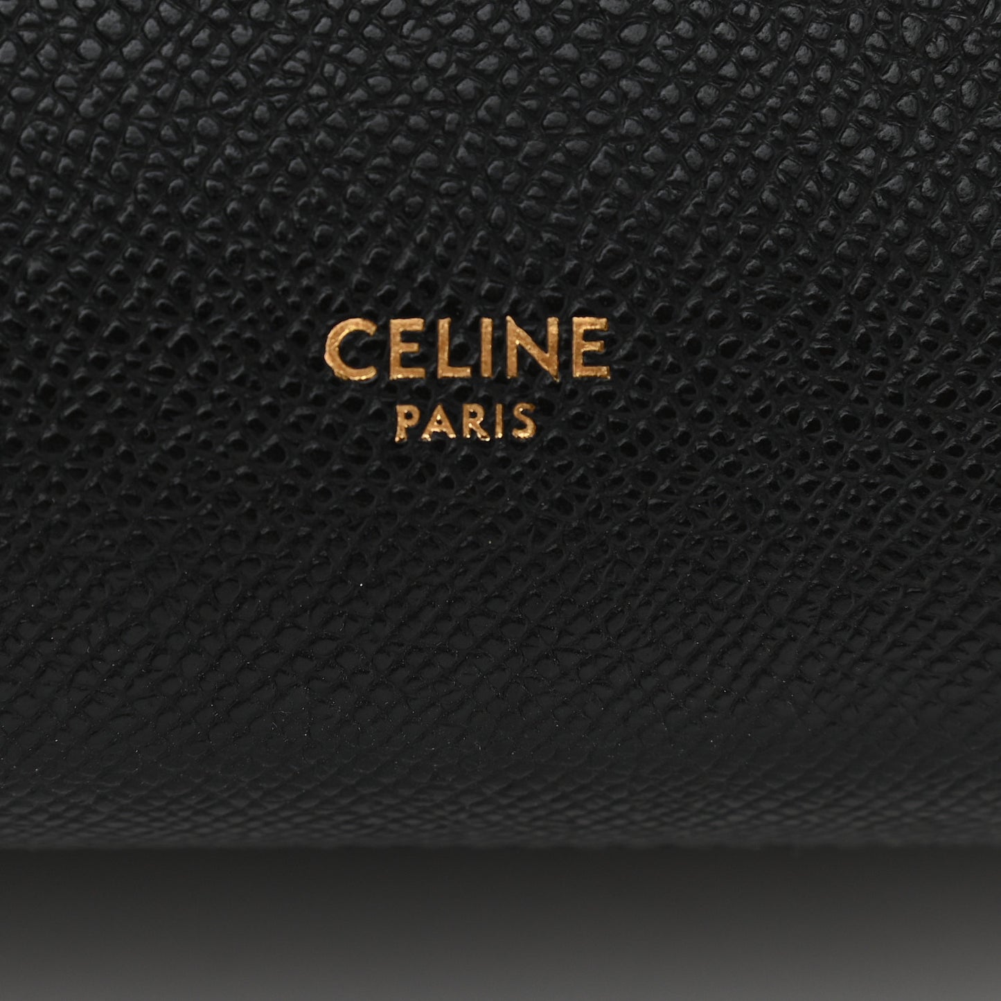 Grained Calfskin Micro Belt Bag Black