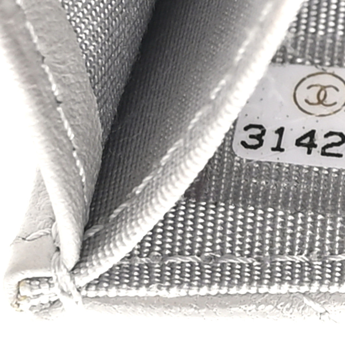 Chanel Lambskin Quilted Chanel 19 Flap Coin Purse With Chain Grey 8 of 11