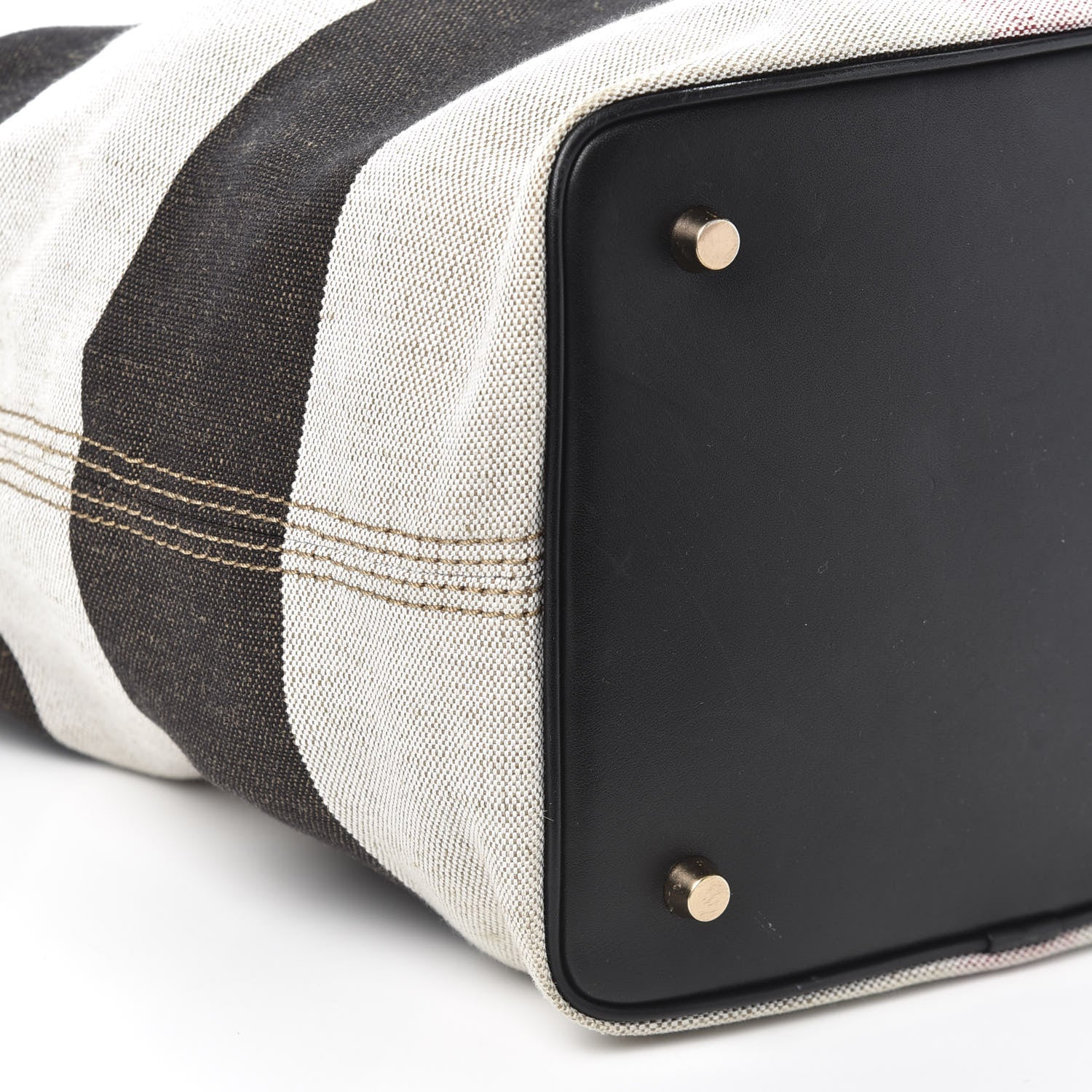 Burberry Canvas Mega Check Medium Ashby Hobo Black 5 of 8