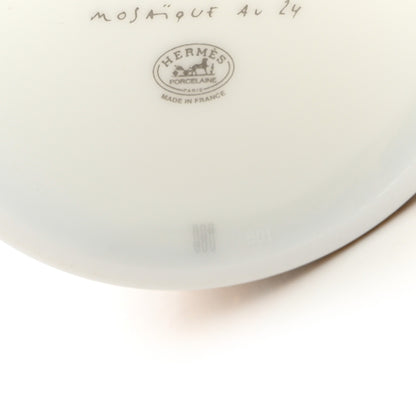 Hermes Porcelain Mosaique Au 24 Gold Tea Cup And Saucer Set Of 2 10 of 11