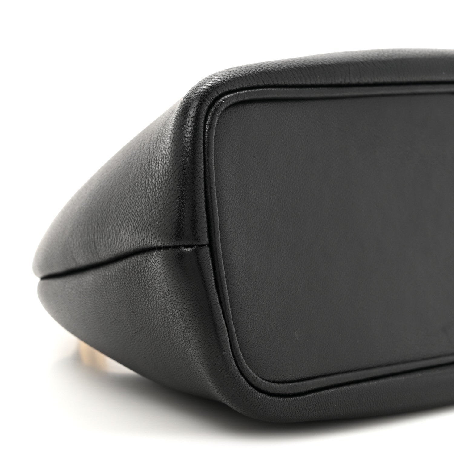 Jacquemus Lambskin Le Petit Calino Ring Top Handle Bag Black 9 of 10