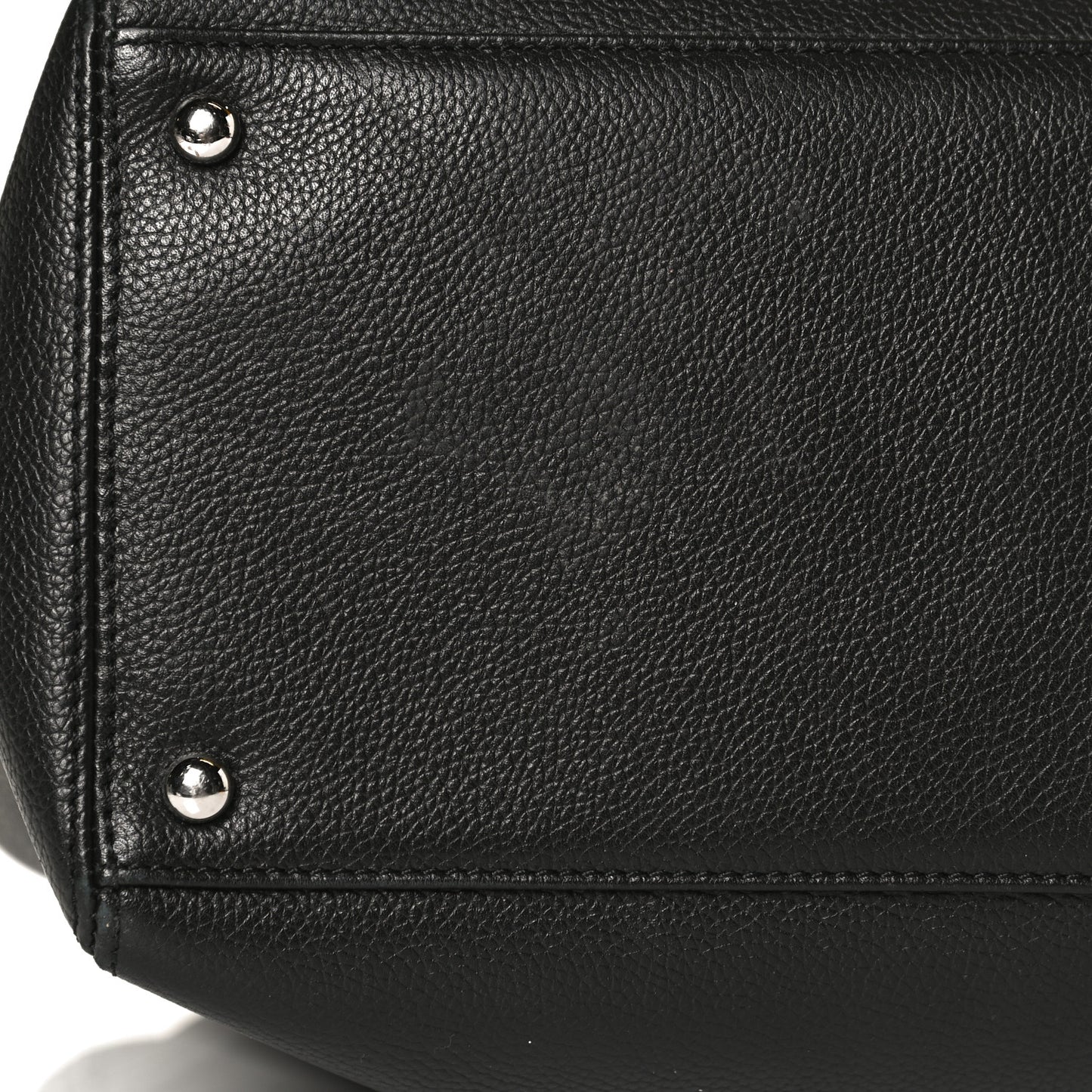 Calfskin Cerf Executive Shopper Tote Black