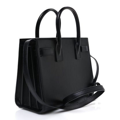 Saint Laurent Calfskin Love Patchwork Baby Sac De Jour Black 3 of 10