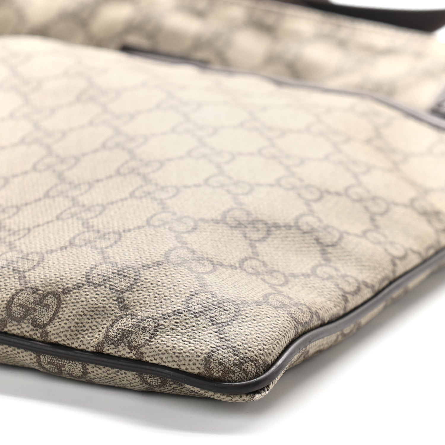 Gucci GG Plus Monogram Medium Flat Messenger Bag Dark Brown 8 of 8