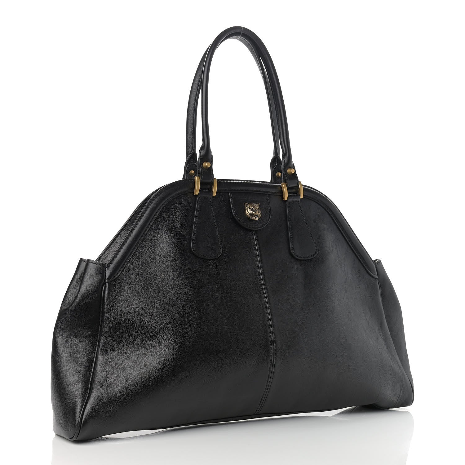 Gucci Calfskin Large Re(Belle) Top Handle Bag Black 3 of 9