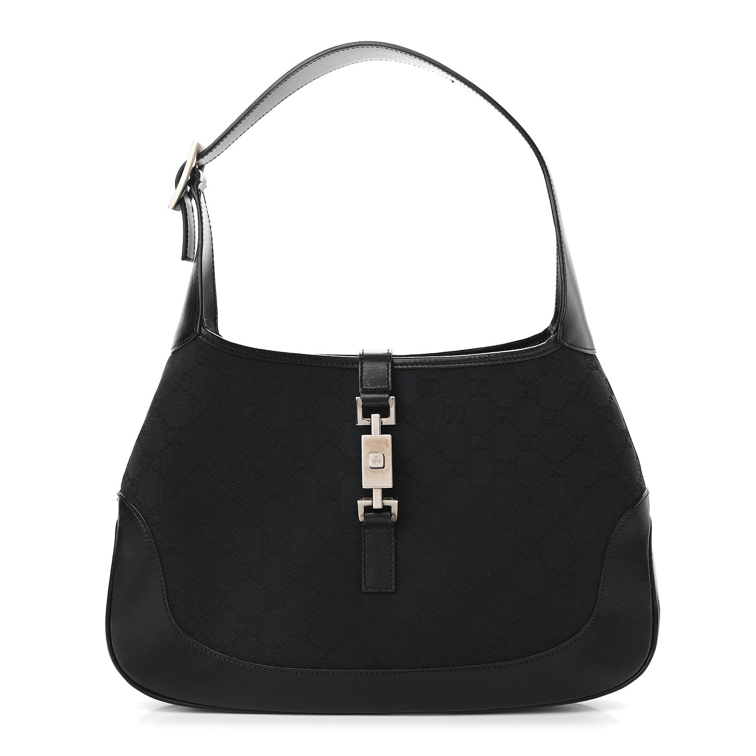 Gucci Monogram Jackie O Hobo Black 1 of 11