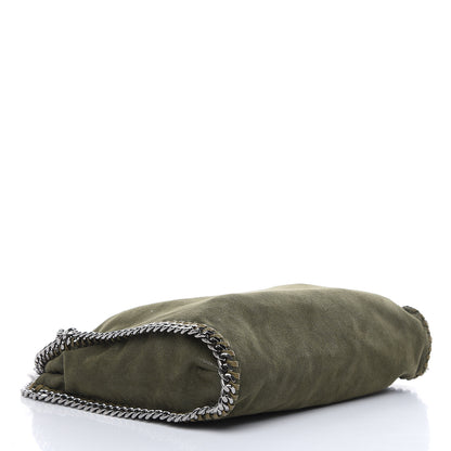 Stella McCartney Shaggy Deer Falabella Fold Over Tote Olive 4 of 9