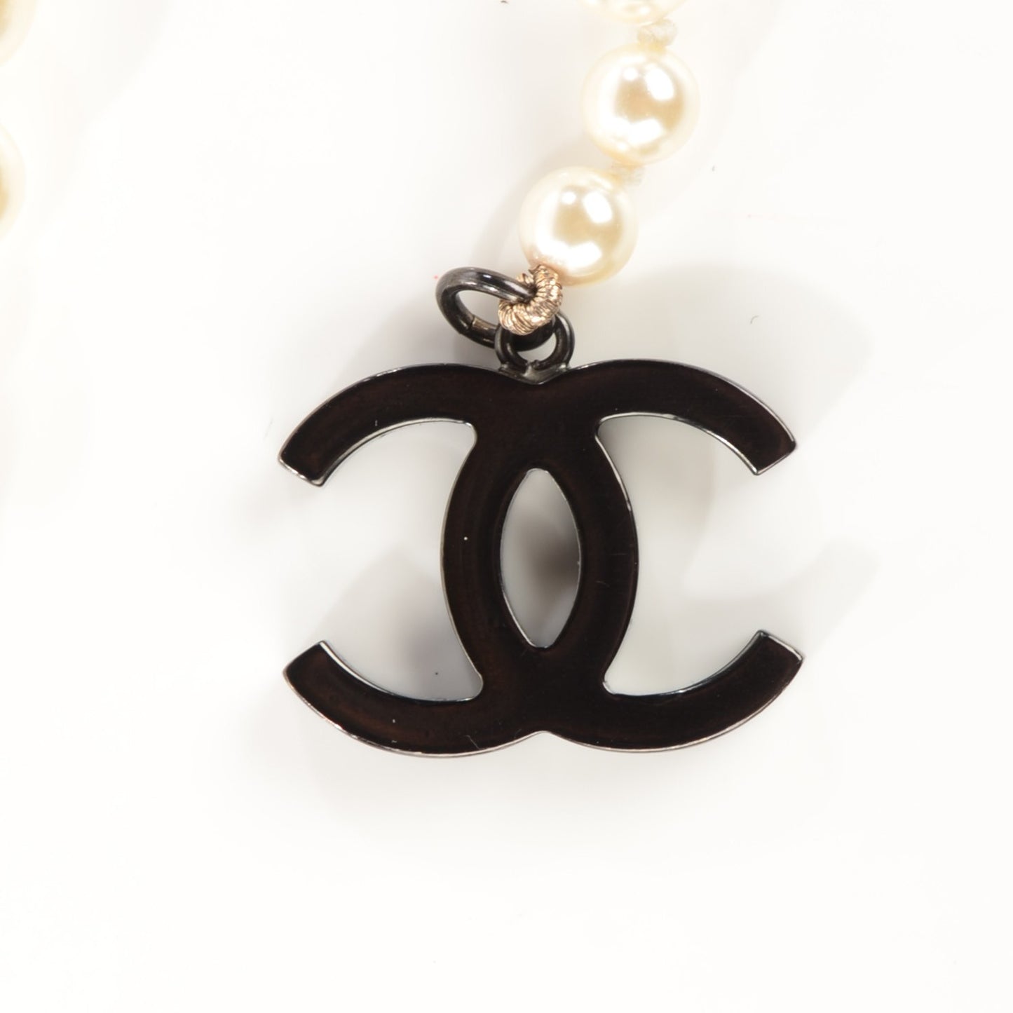 Pearl Ruthenium CC Belt Black White