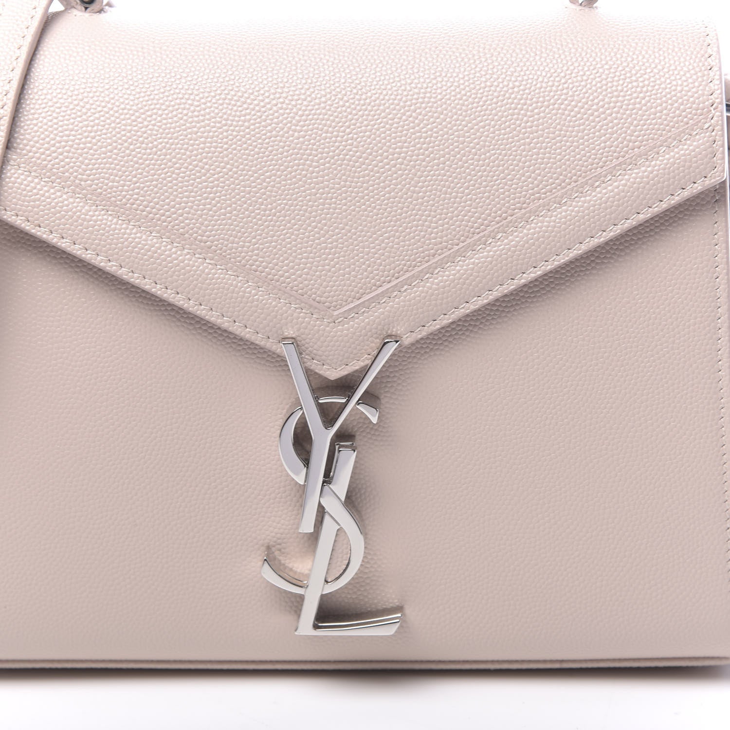 Saint Laurent Grain de Poudre Mini Classic Monogram Cassandra Top Handle Marble Pink 7 of 9