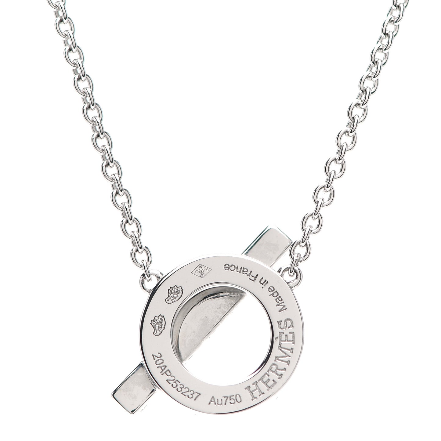 18K White Gold Diamond Finesse Pendant Necklace