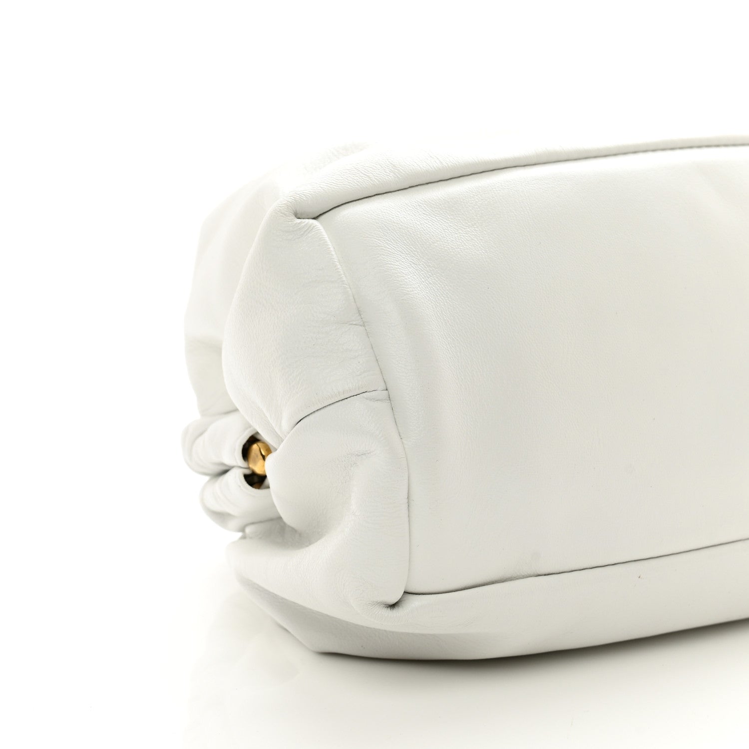 Mansur Gavriel Lambskin Cloud Clutch White 7 of 9