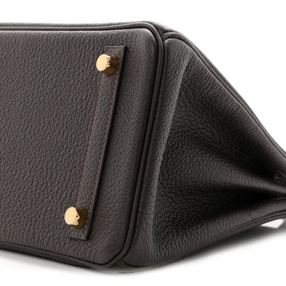 Hermes Togo Birkin 25 Bai Brun 10 of 11