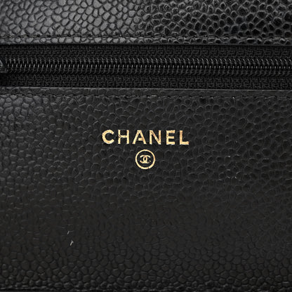 Chanel Caviar Quilted Wallet on Chain WOC Black 6 of 11