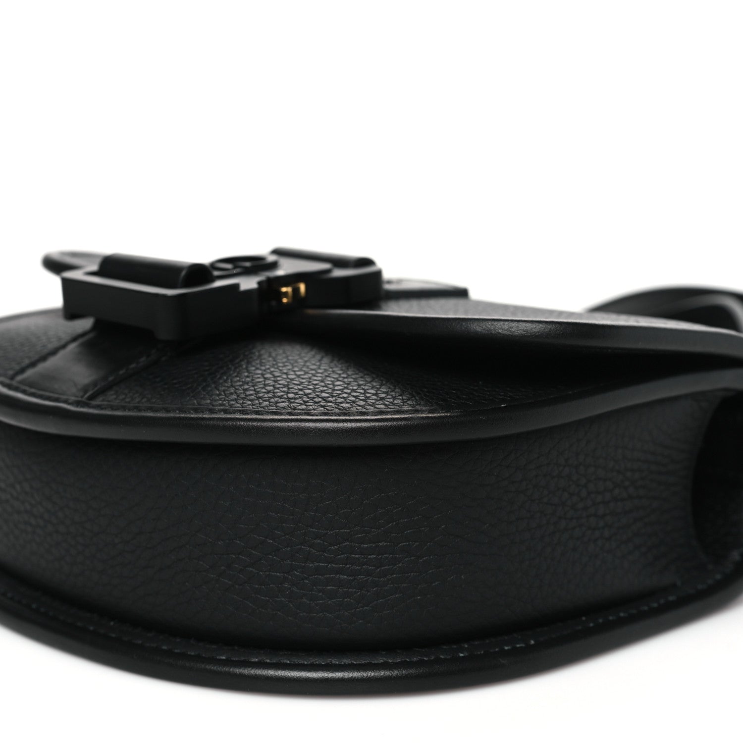 Christian Dior Grained Calfskin Mini Gallop Bag With Strap Black 10 of 10