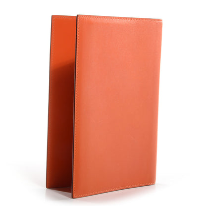 Hermes Chamonix Globe Trotter Agenda PM Cover Orange 3 of 6