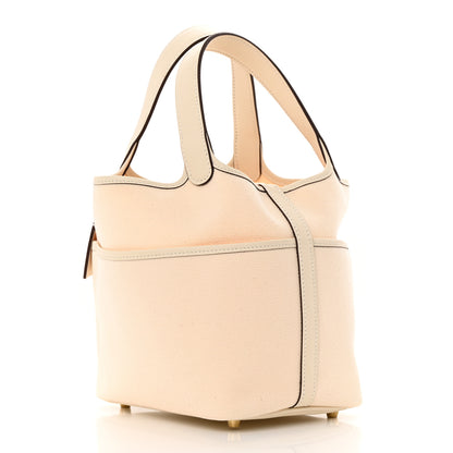 Hermes Toile Goeland Swift Cargo Picotin Lock 18 Nata 3 of 13