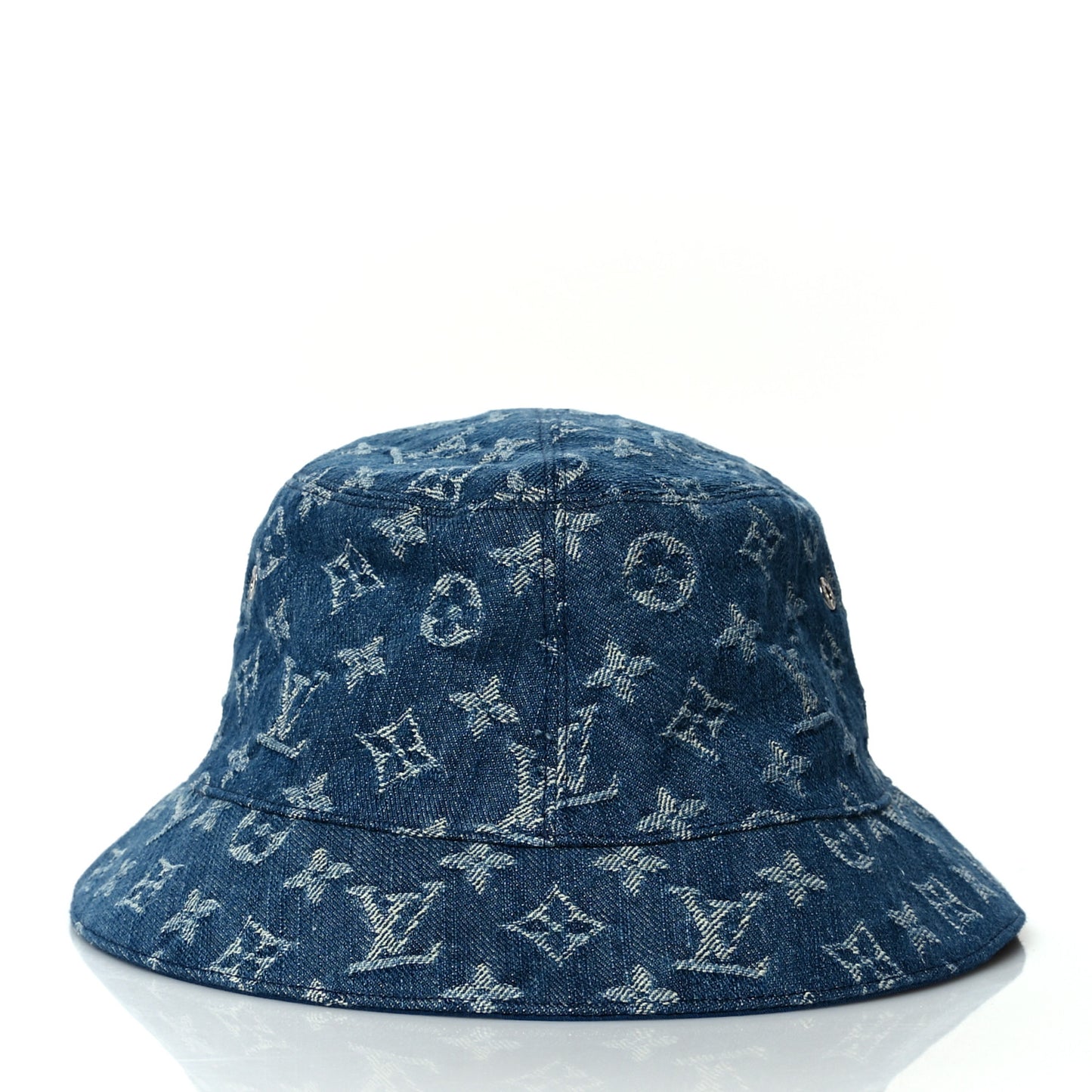 Monogram Denim Transformable Bob Bucket Hat 60 Blue